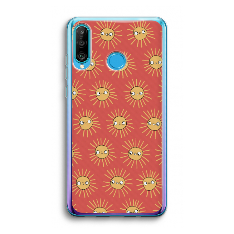 Zon: Huawei P30 Lite Transparant Hoesje