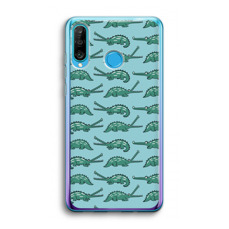Kroko: Huawei P30 Lite Transparant Hoesje