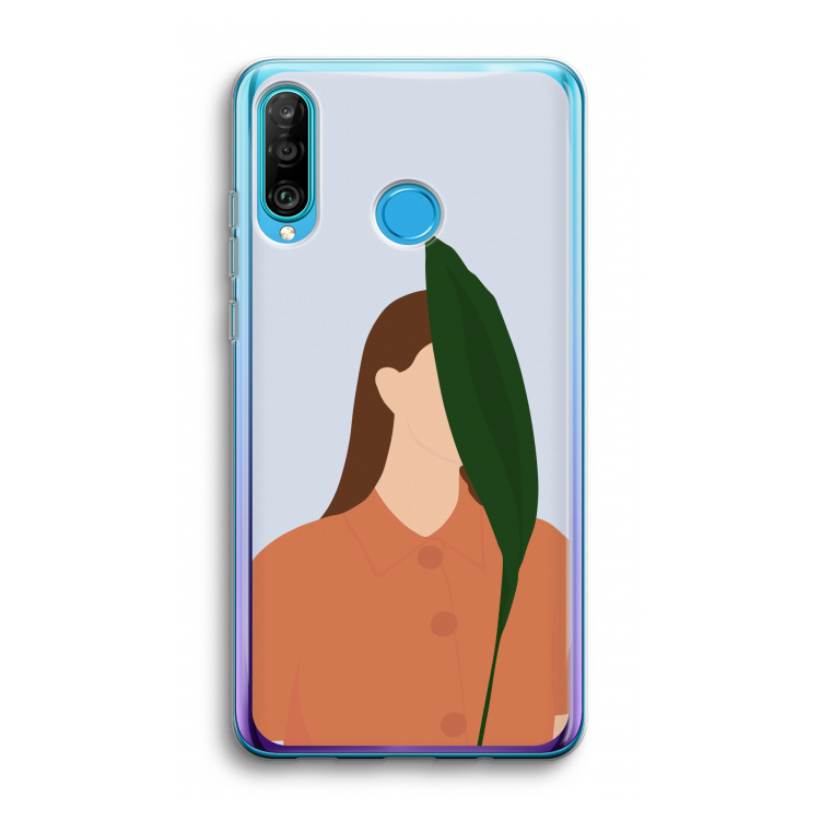 Leaf: Huawei P30 Lite Transparant Hoesje
