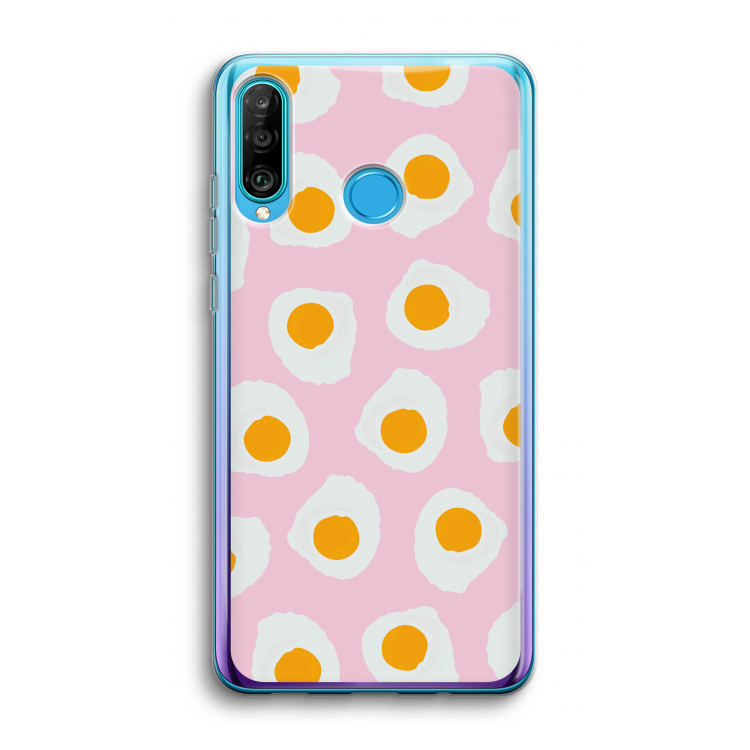 Dancing eggs: Huawei P30 Lite Transparant Hoesje