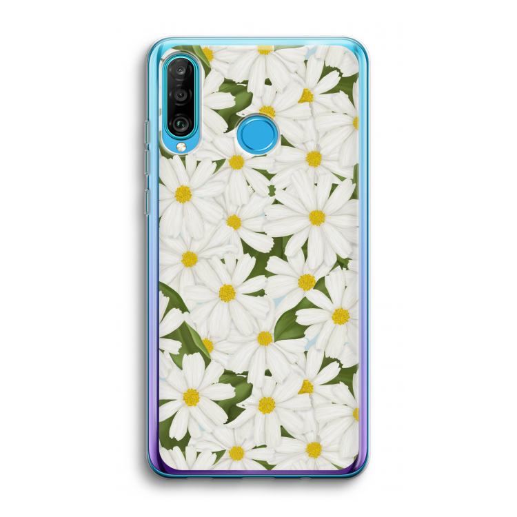 Summer Daisies: Huawei P30 Lite Transparant Hoesje