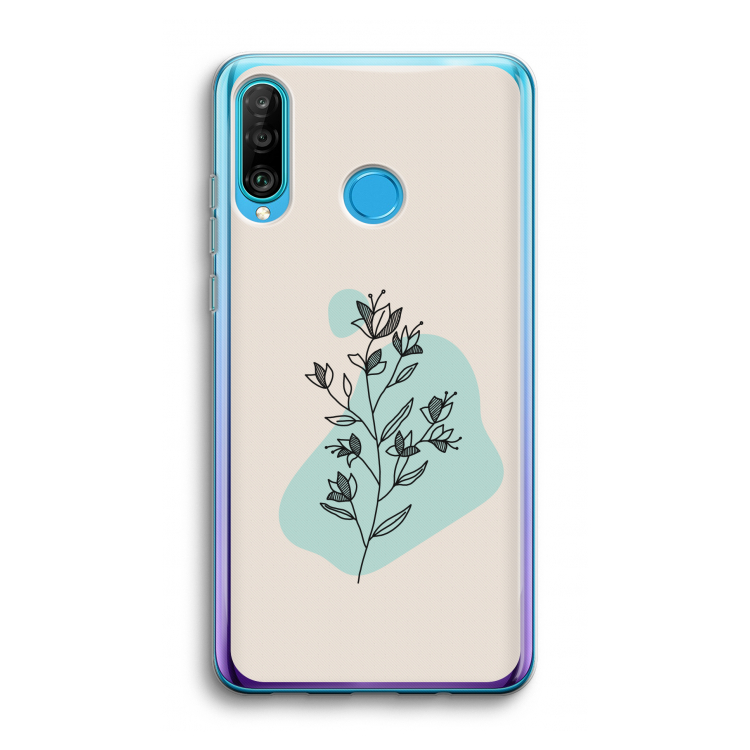 Violets are blue: Huawei P30 Lite Transparant Hoesje