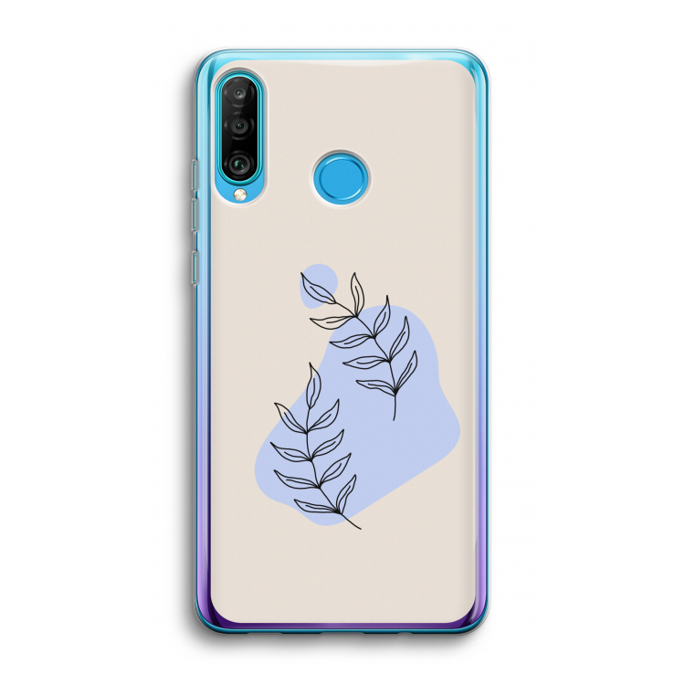 Leaf me if you can: Huawei P30 Lite Transparant Hoesje