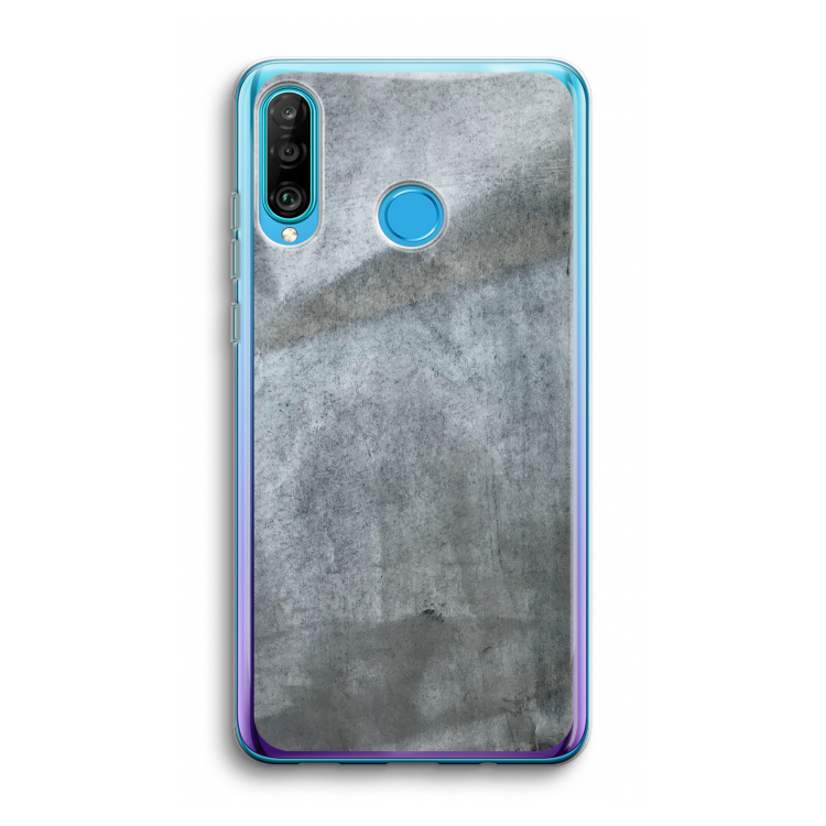 Grey Stone: Huawei P30 Lite Transparant Hoesje