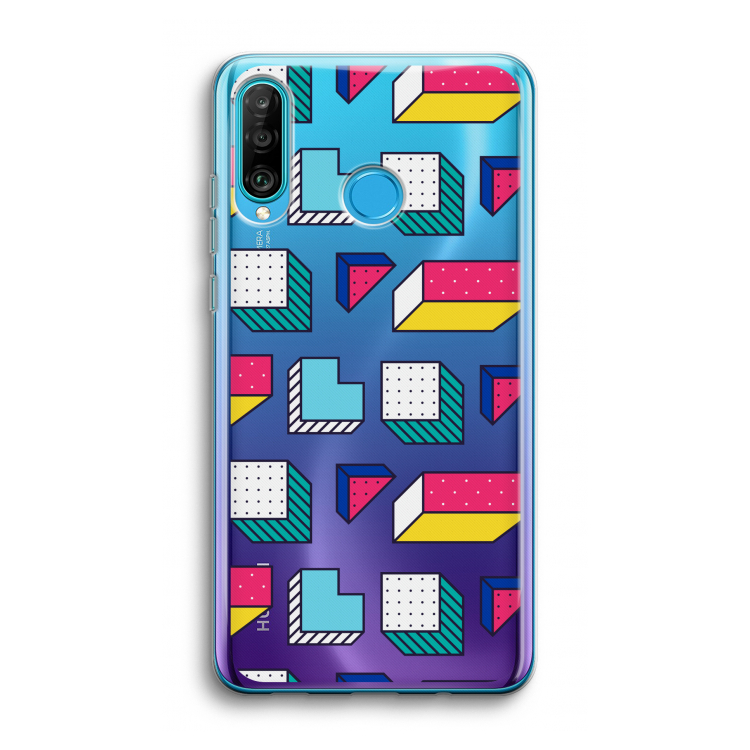 8-bit N°7: Huawei P30 Lite Transparant Hoesje