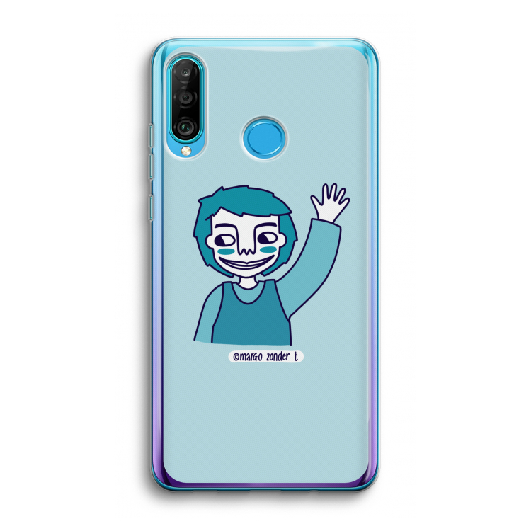 Zwaai: Huawei P30 Lite Transparant Hoesje