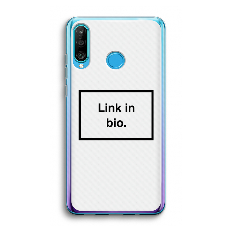 Link in bio: Huawei P30 Lite Transparant Hoesje