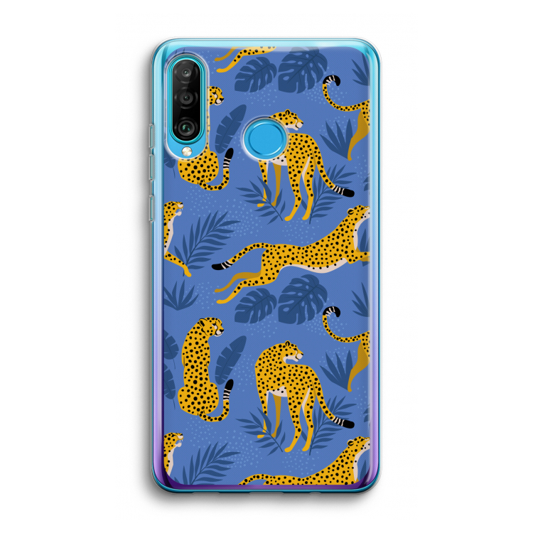 Luipaard: Huawei P30 Lite Transparant Hoesje