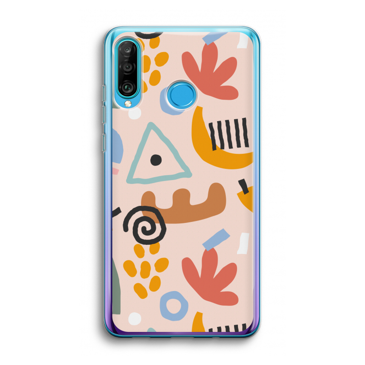 Abstract: Huawei P30 Lite Transparant Hoesje
