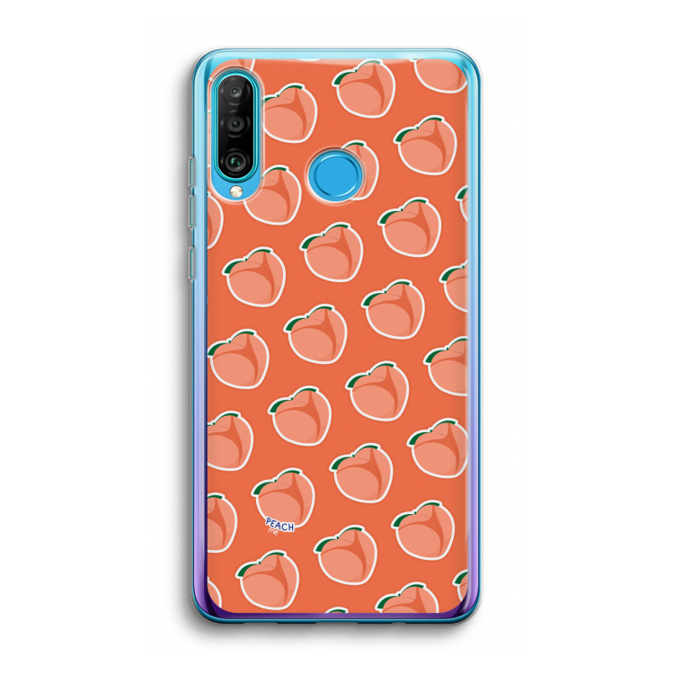 Just peachy: Huawei P30 Lite Transparant Hoesje