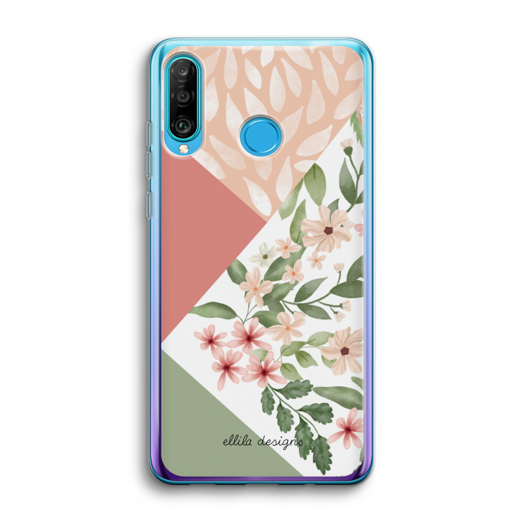 Sweet heaven geometrics: Huawei P30 Lite Transparant Hoesje