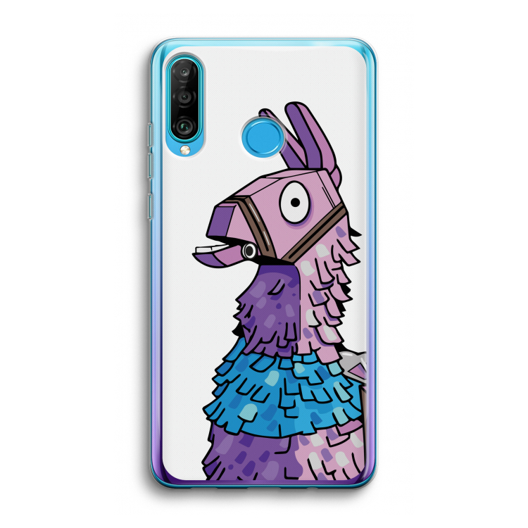 Lama: Huawei P30 Lite Transparant Hoesje