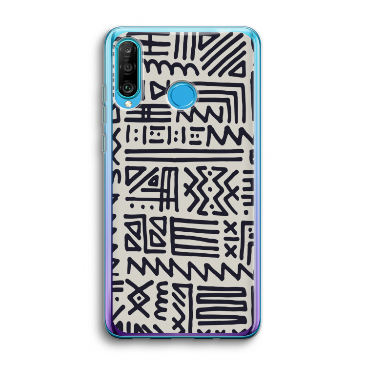 Marrakech print: Huawei P30 Lite Transparant Hoesje