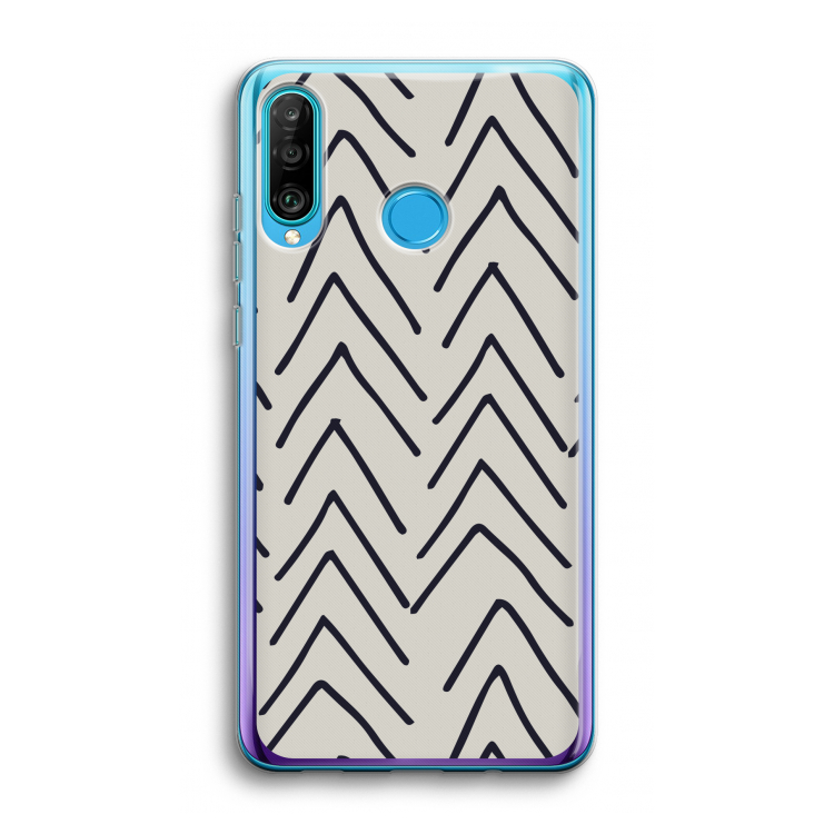 Marrakech Arrows: Huawei P30 Lite Transparant Hoesje