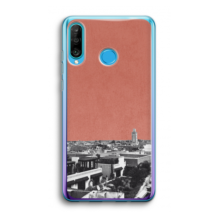 Marrakech Skyline : Huawei P30 Lite Transparant Hoesje