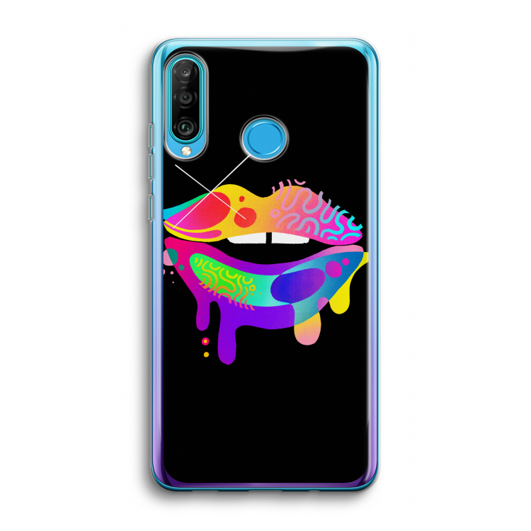 Lip Palette: Huawei P30 Lite Transparant Hoesje