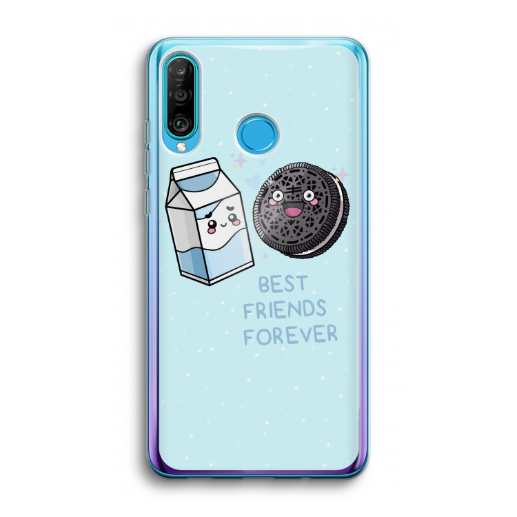 Best Friend Forever: Huawei P30 Lite Transparant Hoesje