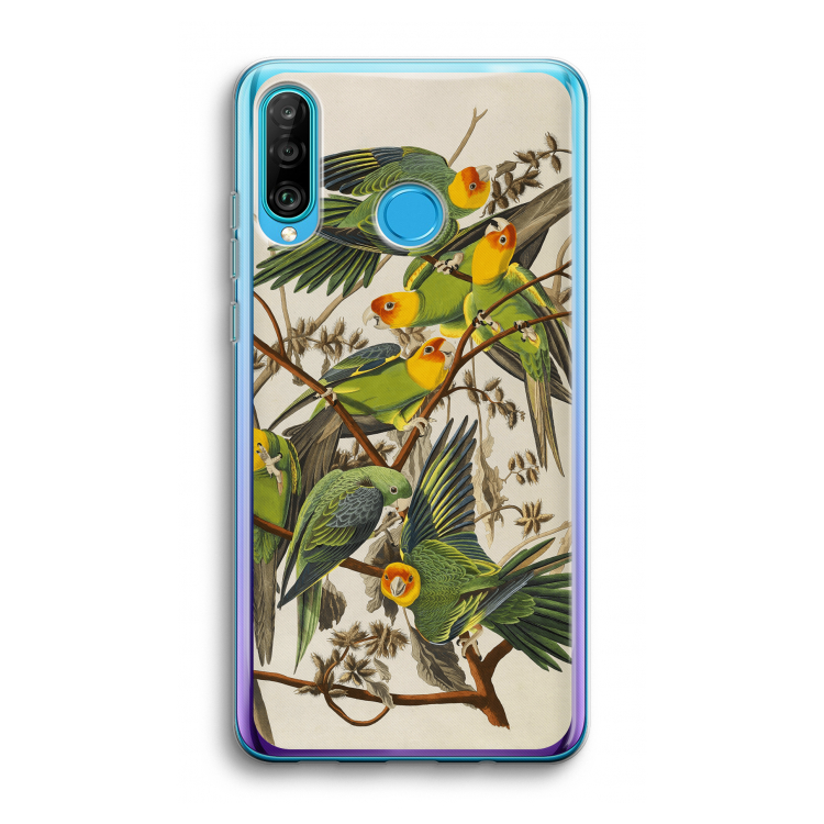 Carolinaparkiet: Huawei P30 Lite Transparant Hoesje