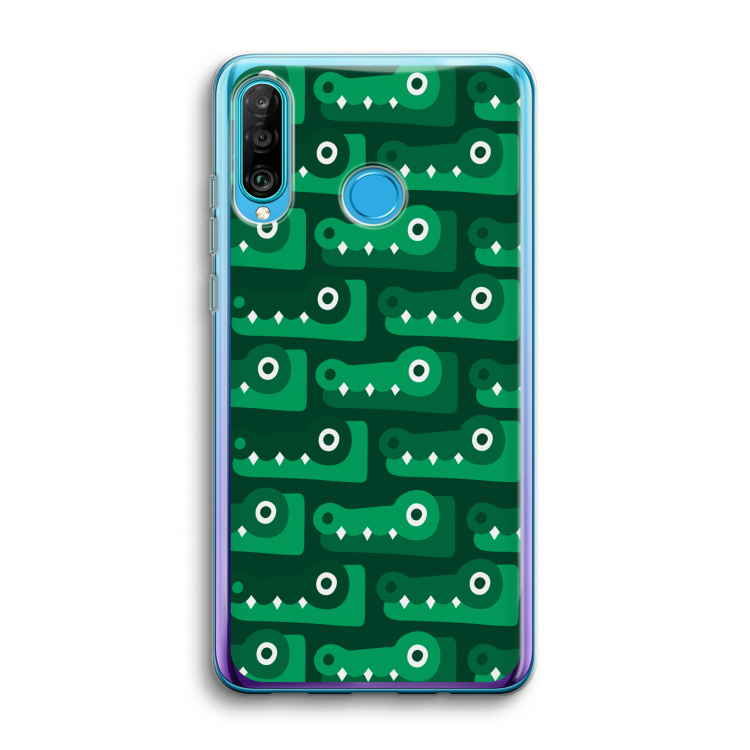 Crocs: Huawei P30 Lite Transparant Hoesje