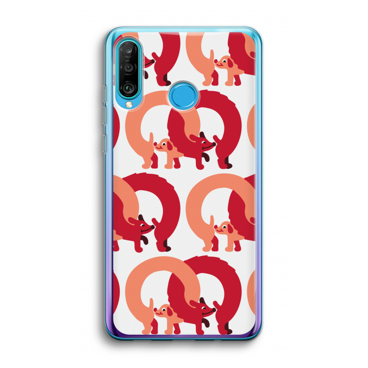 Dogs: Huawei P30 Lite Transparant Hoesje