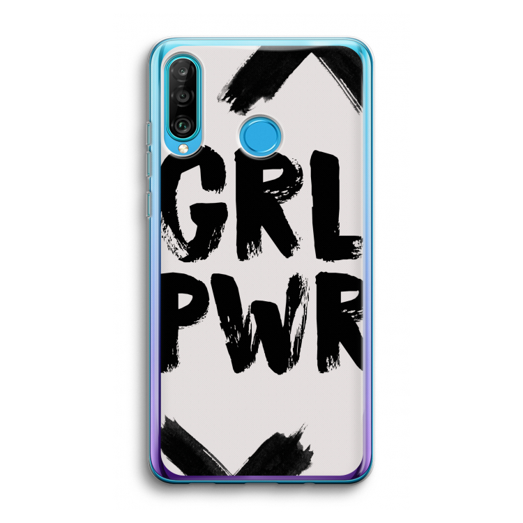 Girl Power #2: Huawei P30 Lite Transparant Hoesje