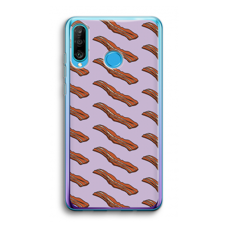 Bacon to my eggs #2: Huawei P30 Lite Transparant Hoesje