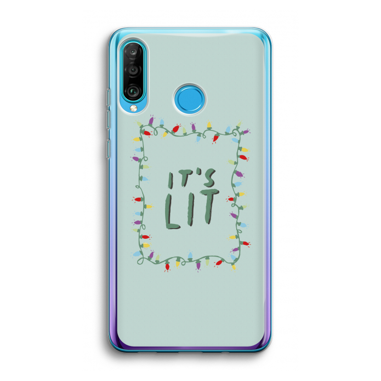 It's Lit: Huawei P30 Lite Transparant Hoesje