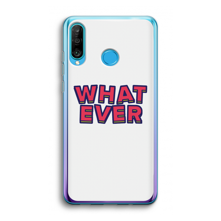 Whatever: Huawei P30 Lite Transparant Hoesje