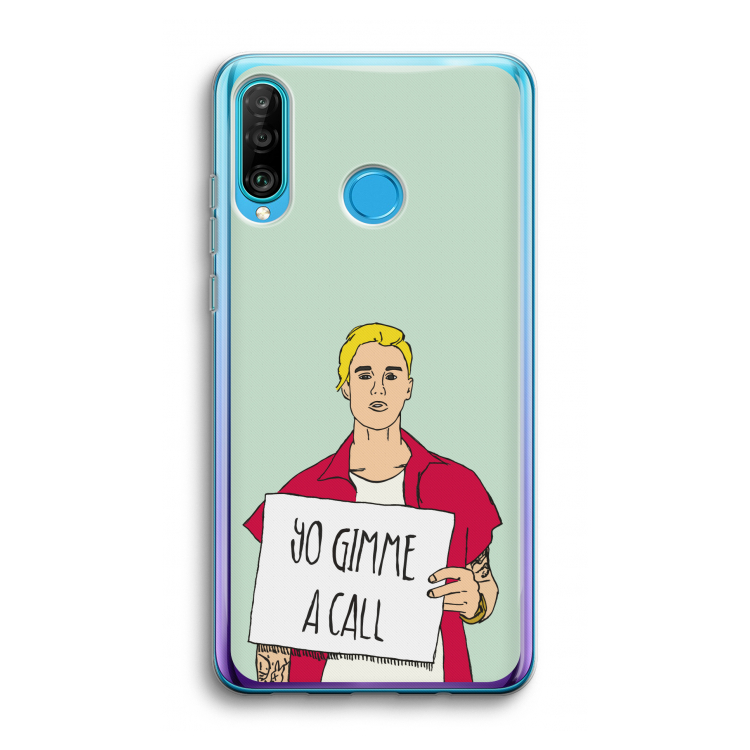 Gimme a call: Huawei P30 Lite Transparant Hoesje