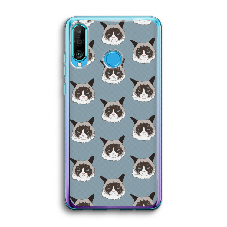 It's a Purrr Case: Huawei P30 Lite Transparant Hoesje