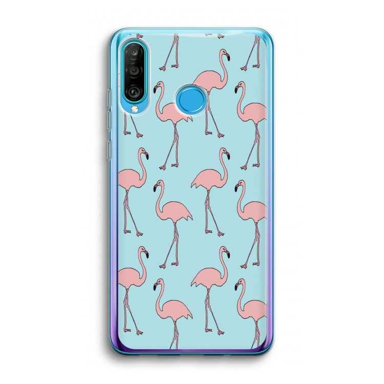 Anything Flamingoes: Huawei P30 Lite Transparant Hoesje