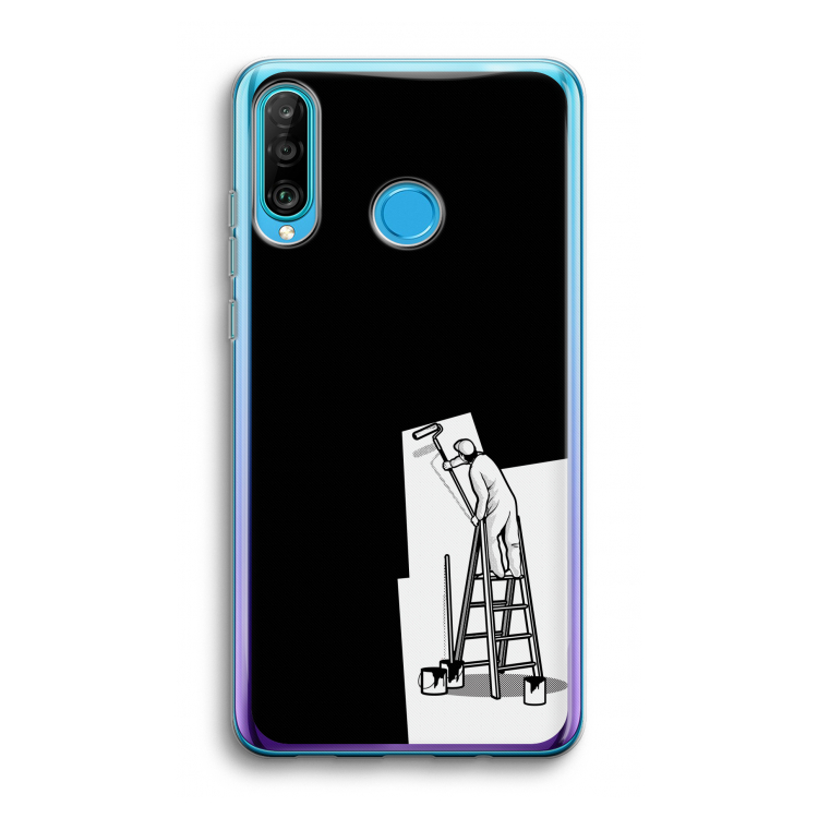 Musketon Painter: Huawei P30 Lite Transparant Hoesje