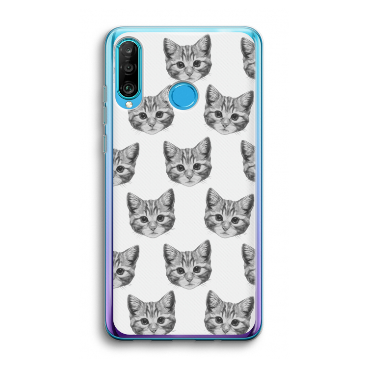Kitten: Huawei P30 Lite Transparant Hoesje
