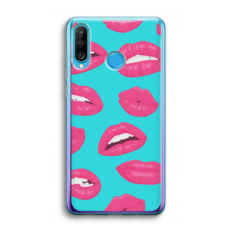 Bite my lip: Huawei P30 Lite Transparant Hoesje