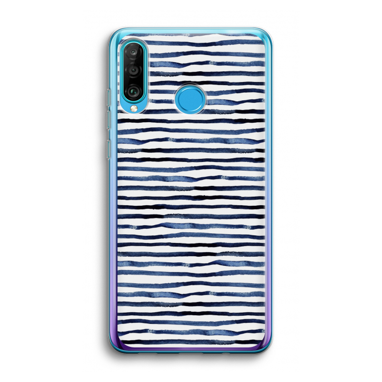 Verrassende lijnen: Huawei P30 Lite Transparant Hoesje
