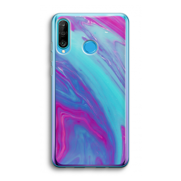 Zweverige regenboog: Huawei P30 Lite Transparant Hoesje