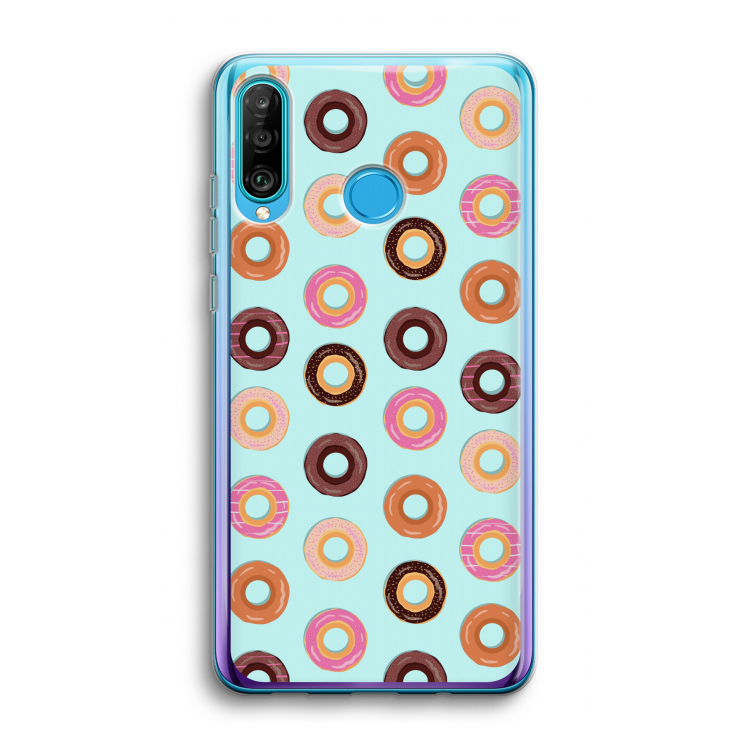 Donuts: Huawei P30 Lite Transparant Hoesje
