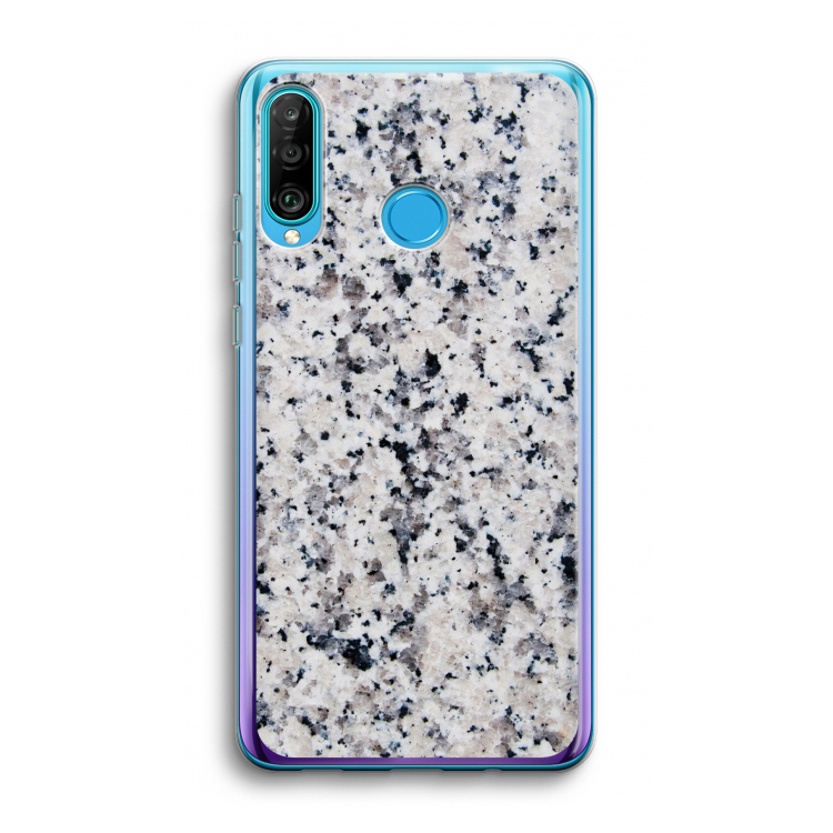 Gespikkelde marmer: Huawei P30 Lite Transparant Hoesje
