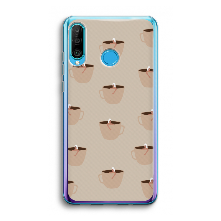 Morning coffee: Huawei P30 Lite Transparant Hoesje