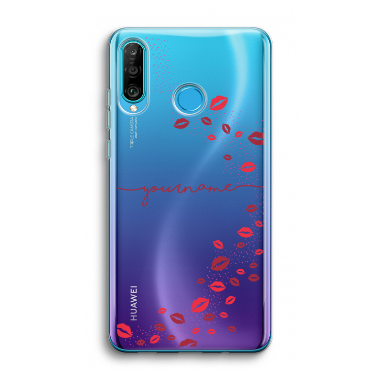 Kusjes: Huawei P30 Lite Transparant Hoesje