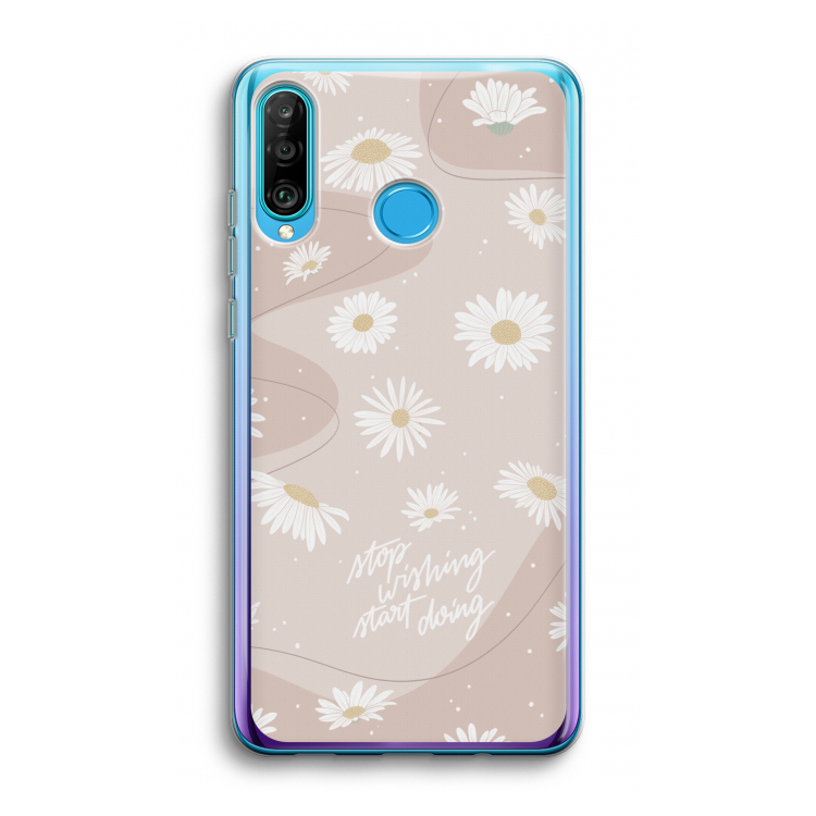 Daydreaming becomes reality: Huawei P30 Lite Transparant Hoesje