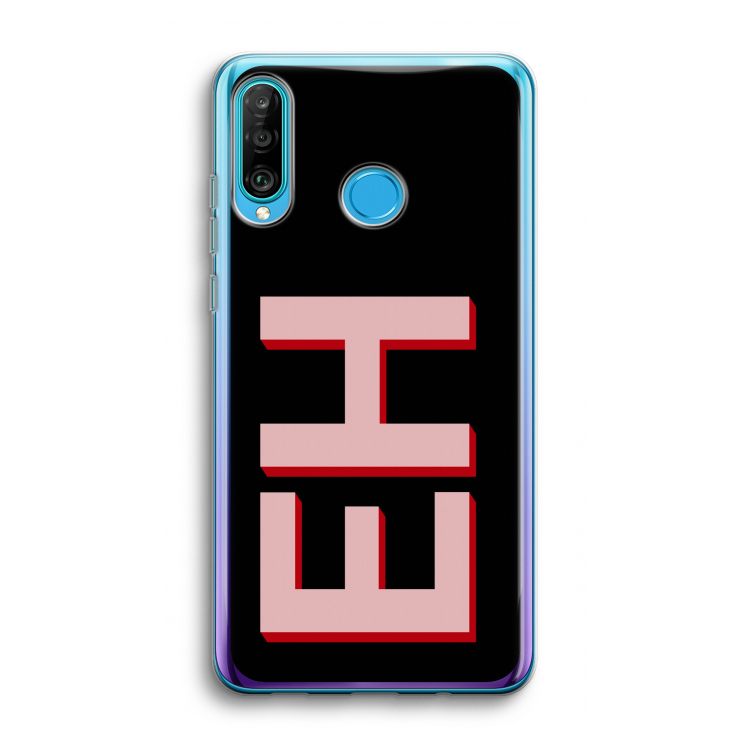 Monogram: Huawei P30 Lite Transparant Hoesje