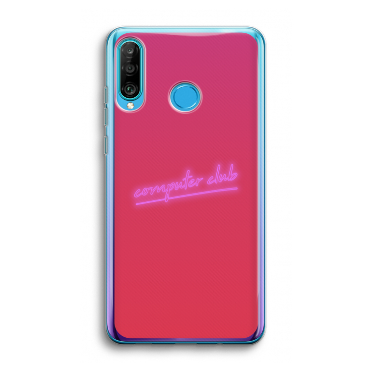 Vice Glow: Huawei P30 Lite Transparant Hoesje