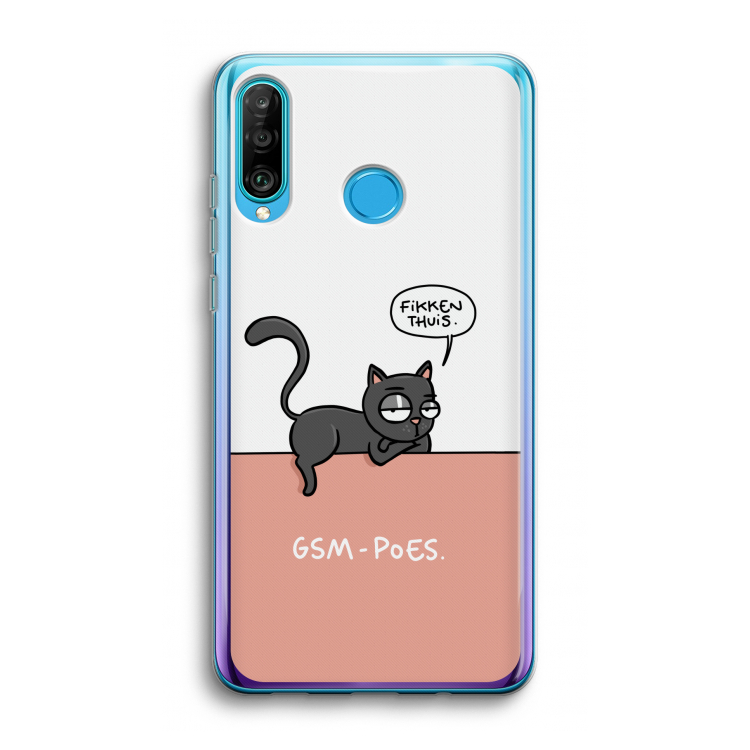 GSM poes: Huawei P30 Lite Transparant Hoesje