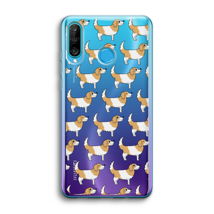 Doggy: Huawei P30 Lite Transparant Hoesje