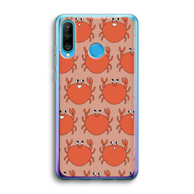 Krab: Huawei P30 Lite Transparant Hoesje