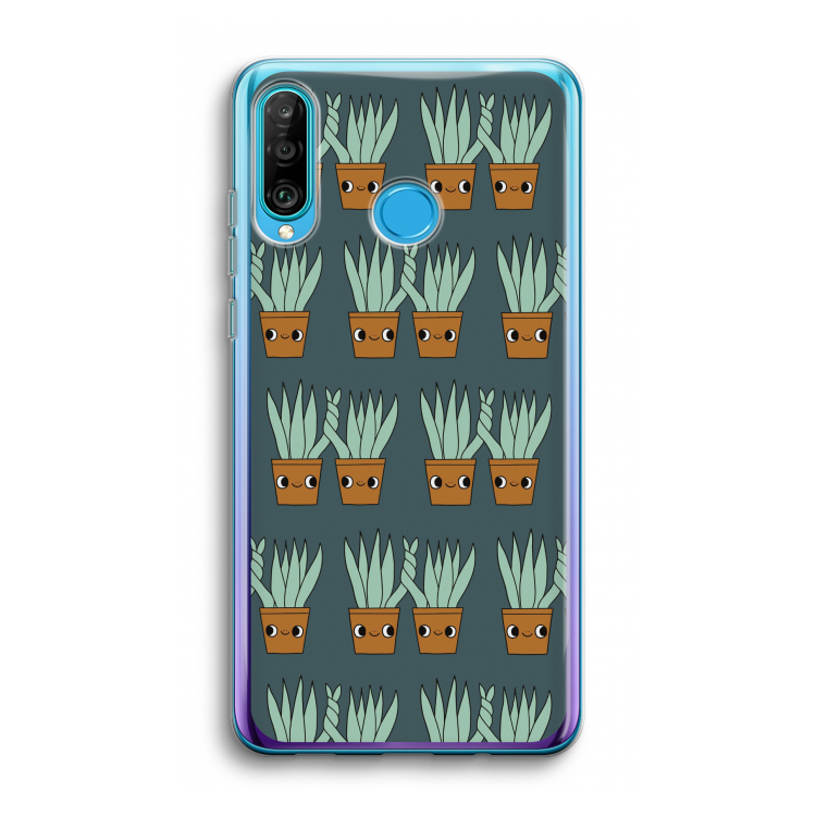 Sansevieria: Huawei P30 Lite Transparant Hoesje