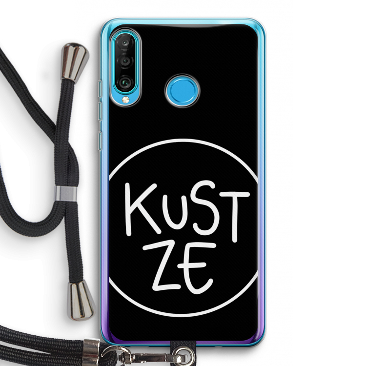 KUST ZE: Huawei P30 Lite Transparant Hoesje met koord