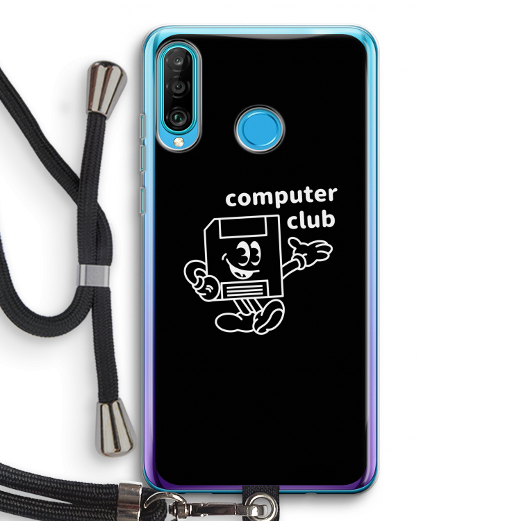 Floppyhead: Huawei P30 Lite Transparant Hoesje met koord
