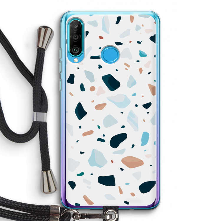 Terrazzo N°13: Huawei P30 Lite Transparant Hoesje met koord